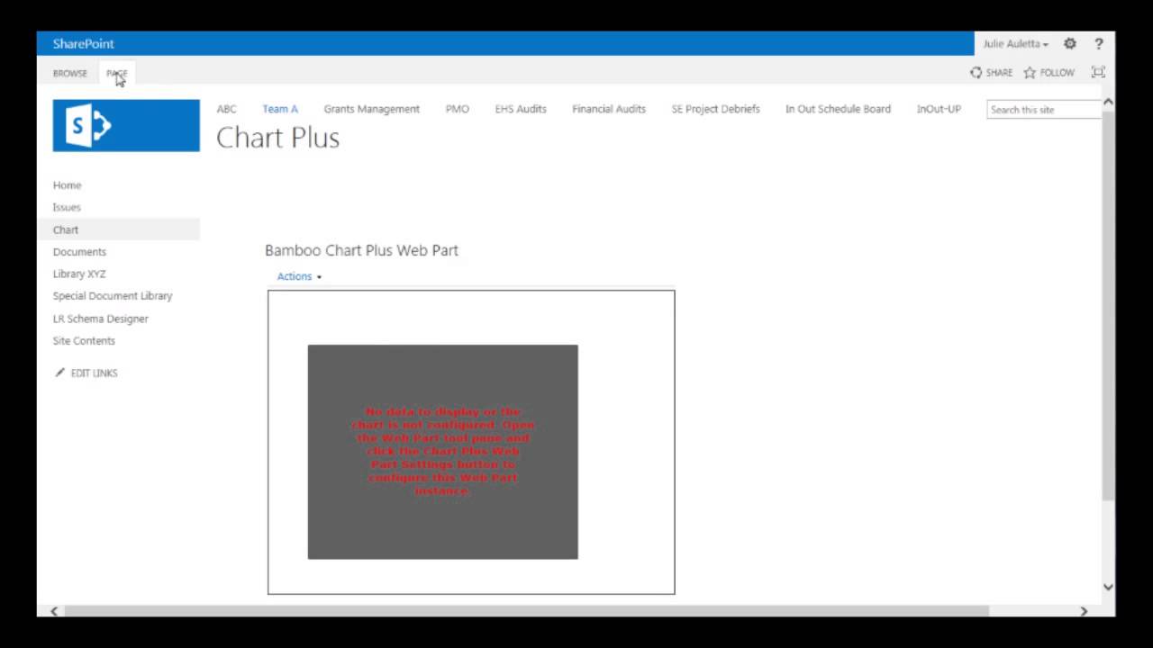 Bamboo Chart Plus Web Part