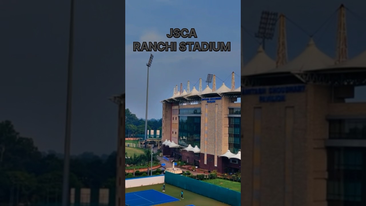 JSCA RANCHI INTERNATIONAL STADIUM  In Jharkhand Cricket Indoor practice 