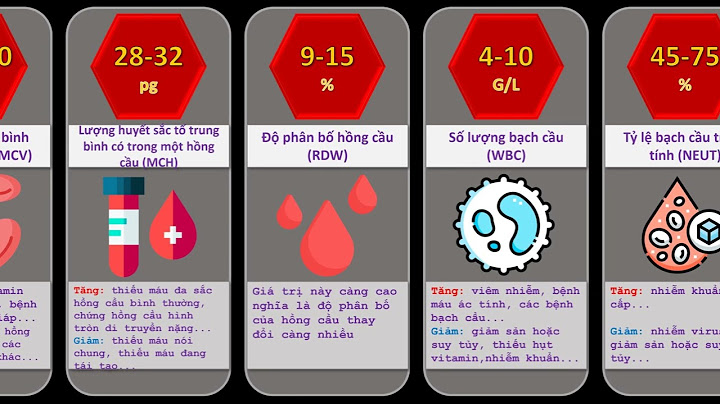 Chỉ số rdw cv trong xét nghiệm máu là gì năm 2024