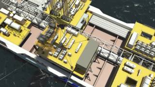 FPSO installation Animation