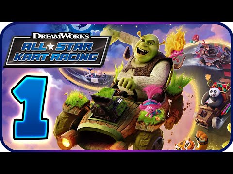 DreamWorks All-Star Kart Racing Part 1 Gameplay Walkthrough (PC, PS4, XB1, Switch)