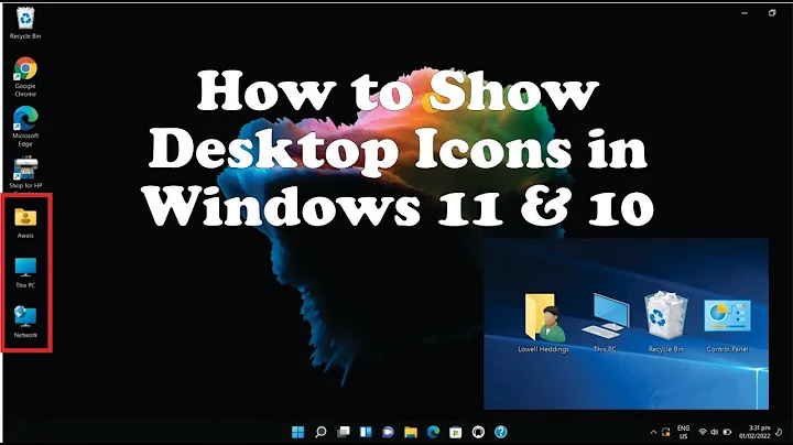 How to Show Desktop Icons in Windows 11 & Windows 10 | Missing Desktop Icons in Windows