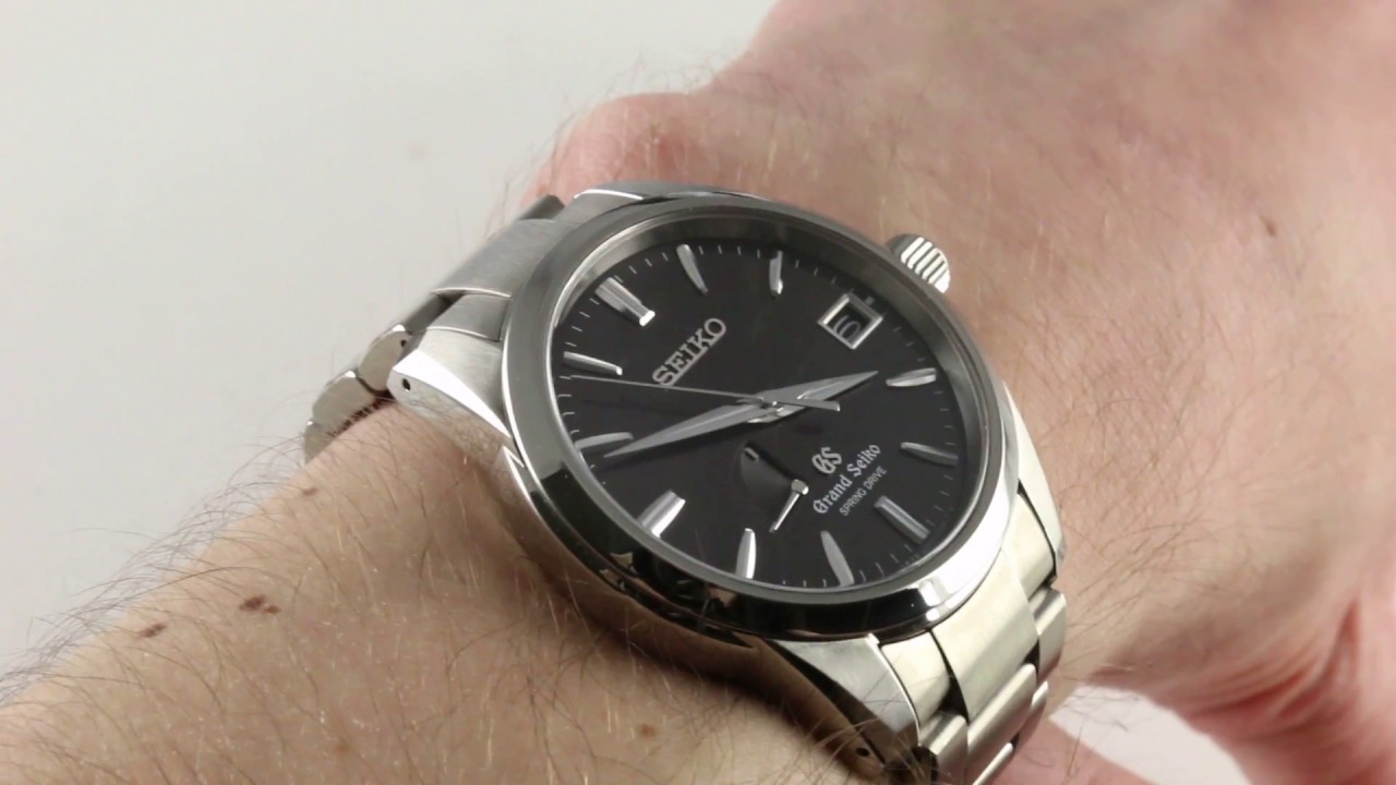 Grand Seiko Spring Drive SBGA081 Luxury Watch Review - YouTube