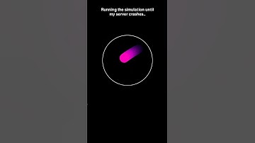 Ball bouncing simulation #adhd #music #code #space #python #physics #simulations #memes #science