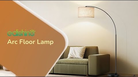 Follow These Easy Steps to Assemble Your EDISHINE Arc Floor Lamp! - HFLK04X