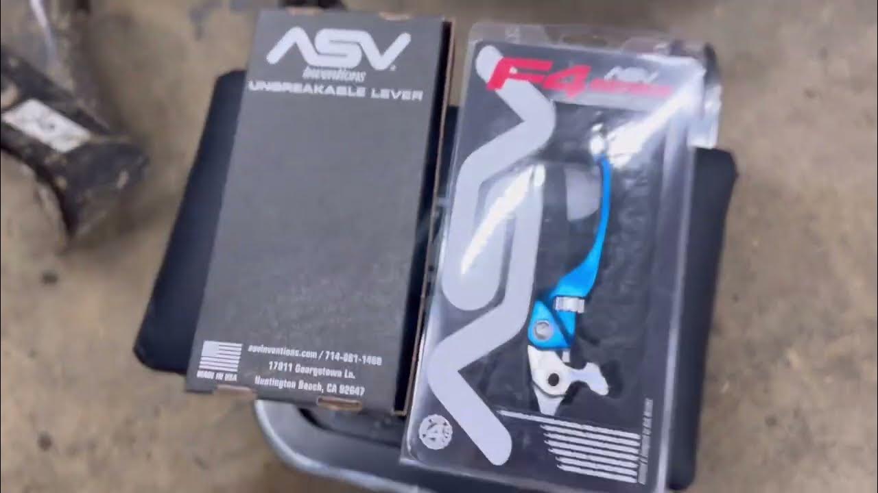 Asv lever install yfz 450 YouTube