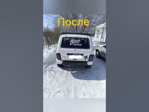 задние лед фары на ниву в стиле Ленд Ровер установка,вид имеет #shorts ...