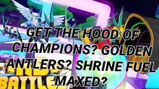 RB BATTLES FINAL CHALLENGE BATTLE! HOW TO GET HOOD OF CHAMPIONS? AND ANTLERS? ROBLOX