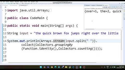 Java 8 Streams Tutorial – Count Word Occurrences in a Sentence #javastreams #coding #java8stream