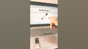 How to Type Guide Dog 🦯 in MS Word Secret Unicode Code #Shorts