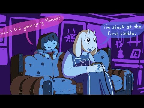 frisk-teaching-toriel-video-games!-(undertale-comic-&-animation-dub-compilation)