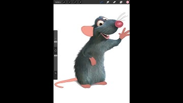 Remy from ratatouille speed draw