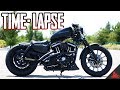 Custom Harley-Davidson Iron 883 TIME LAPSE! ⏰