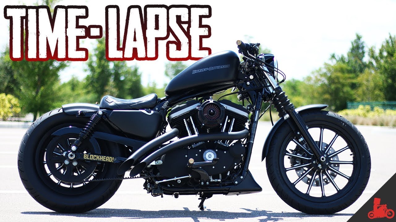 Custom Harley Davidson Iron 883 Time Lapse Youtube