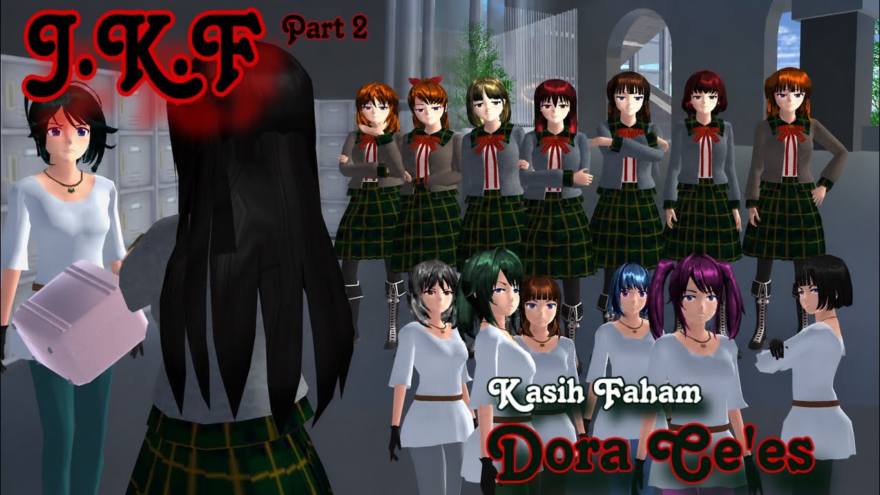 J.K.F || TERROR POCONG HIPNOTIS DI KOTA SAKURA || PART 2 || DRAMA SAKURA SCHOOL SIMULATOR