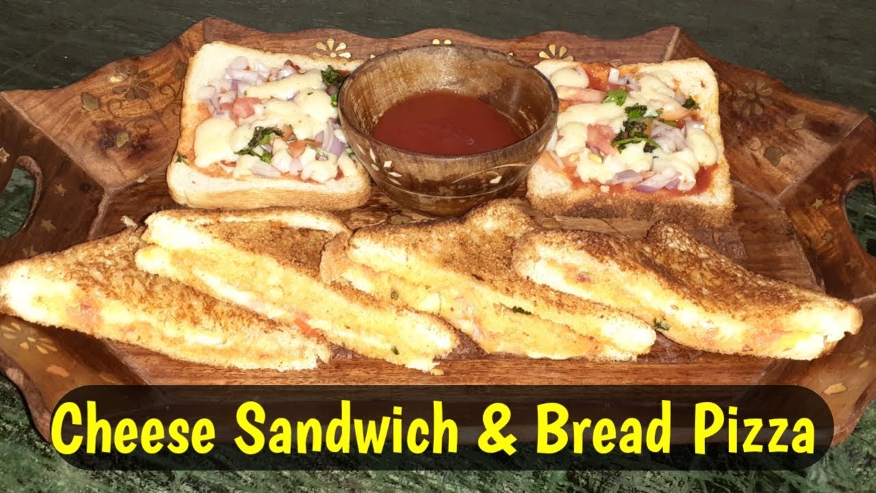 Quick & Easy Cheese Sandwich & Bread Pizza Bread Sandwich Bread