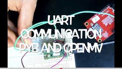 UART pyboard to OpenMV camera