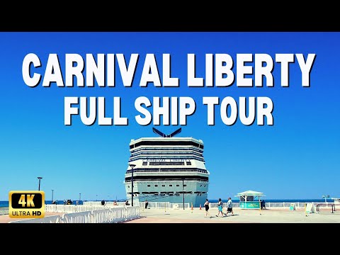 Видео: Carnival Liberty Cruise Ship Photo Tour и профил