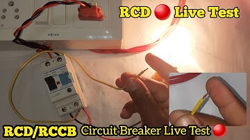 RCD / RCCB (🔴 Live Test)| Residual current Device practical Experiment | What is MCB / RCCB & RCD