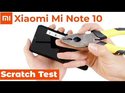 Xiaomi Mi Note 10 Scratch Test - CC9 Pro Durability