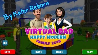 Virtual Dad:Happy Modern family 2018 เกมมือถือออฟไลน์ screenshot 3