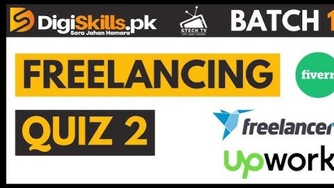 freelancing Quiz 2 digiskills 2.0 batch 01solution || digiskills 2.0 batch 01 quiz solved