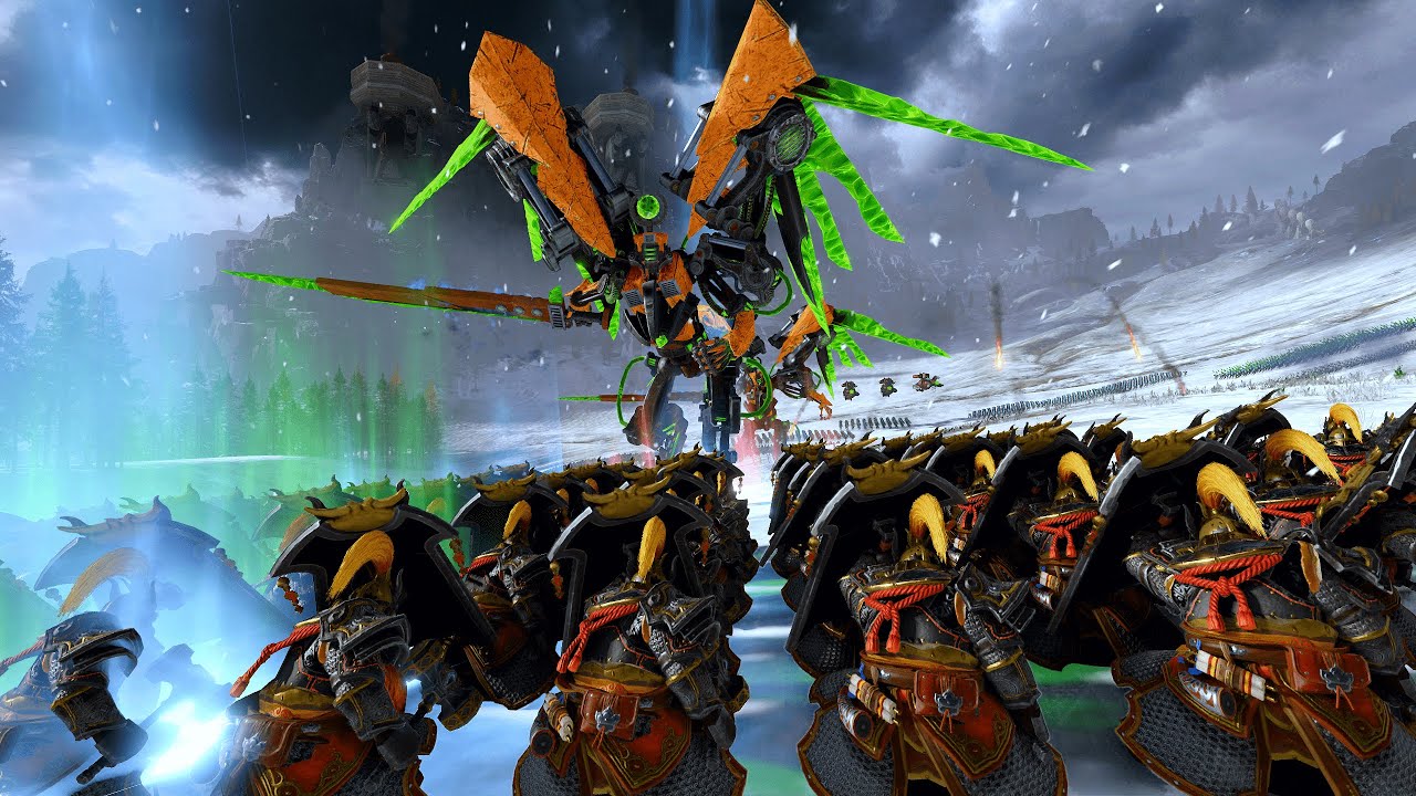 Dwarves vs Necrons | Total War Warhammer 3 Cinematic Battle : r 