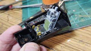 The Testors F-117A is started