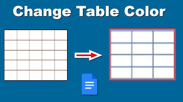 How to Change the Table Background Color in Google Docs