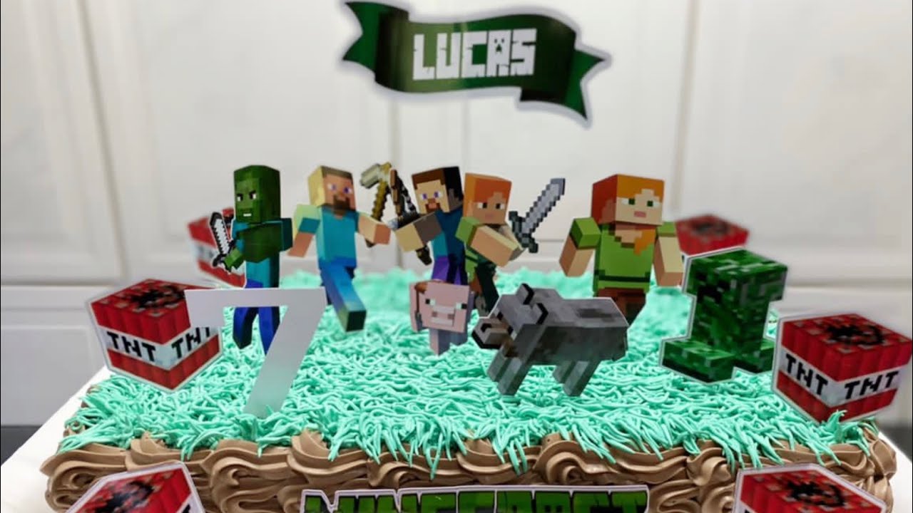 Minecraft #minecraft #bolominecraft #videodebolo #bolodecorado