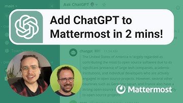 Add ChatGPT to Mattermost in 2 minutes