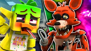 Foxy Reacts To Chica Is SICK?! - FNAF MINECRAFT "Fazbear & Friends" EP 2
