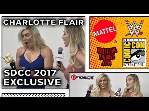 CHARLOTTE FLAIR - Mattel WWE Interview at SDCC 2017!