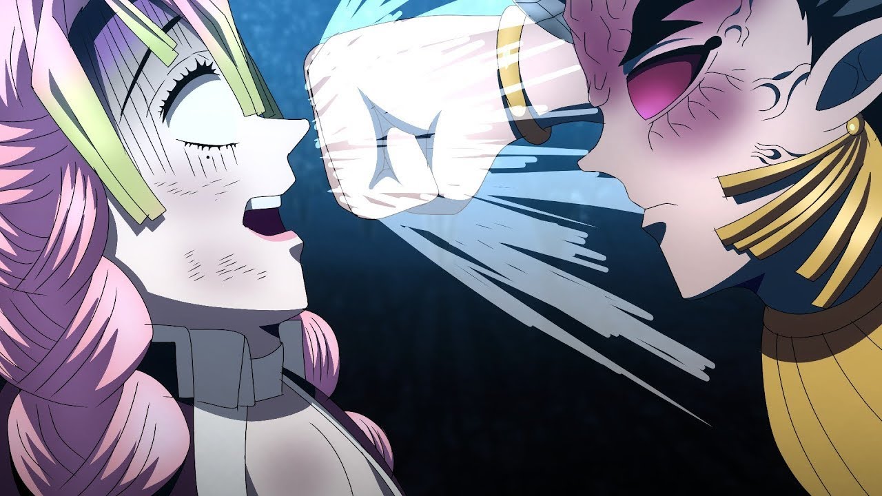 Tanjiro vs Lua superior 4 #demonslayerseason3 #mitsuri