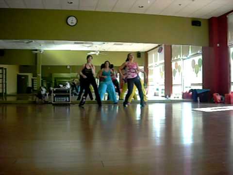 Dancing Machine -Jackson 5 salsa style Patricia's Zumba Fitness Dance Team