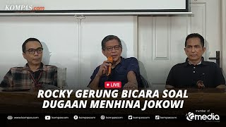 🔴LIVE - Penjelasan Rocky Gerung Terkait Dugaan Menghina Jokowi