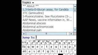 Red Book from Unbound Medicine on Pocket PC screenshot 3