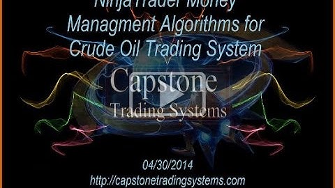 Using Money Management Algorithms in NinjaTrader