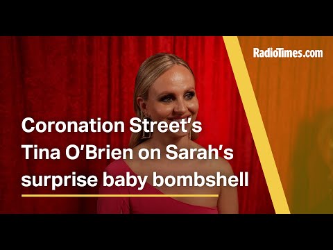 Video: Coronation Street Tina O'Brien tillkännager att hon är gravid med sin andra baby!