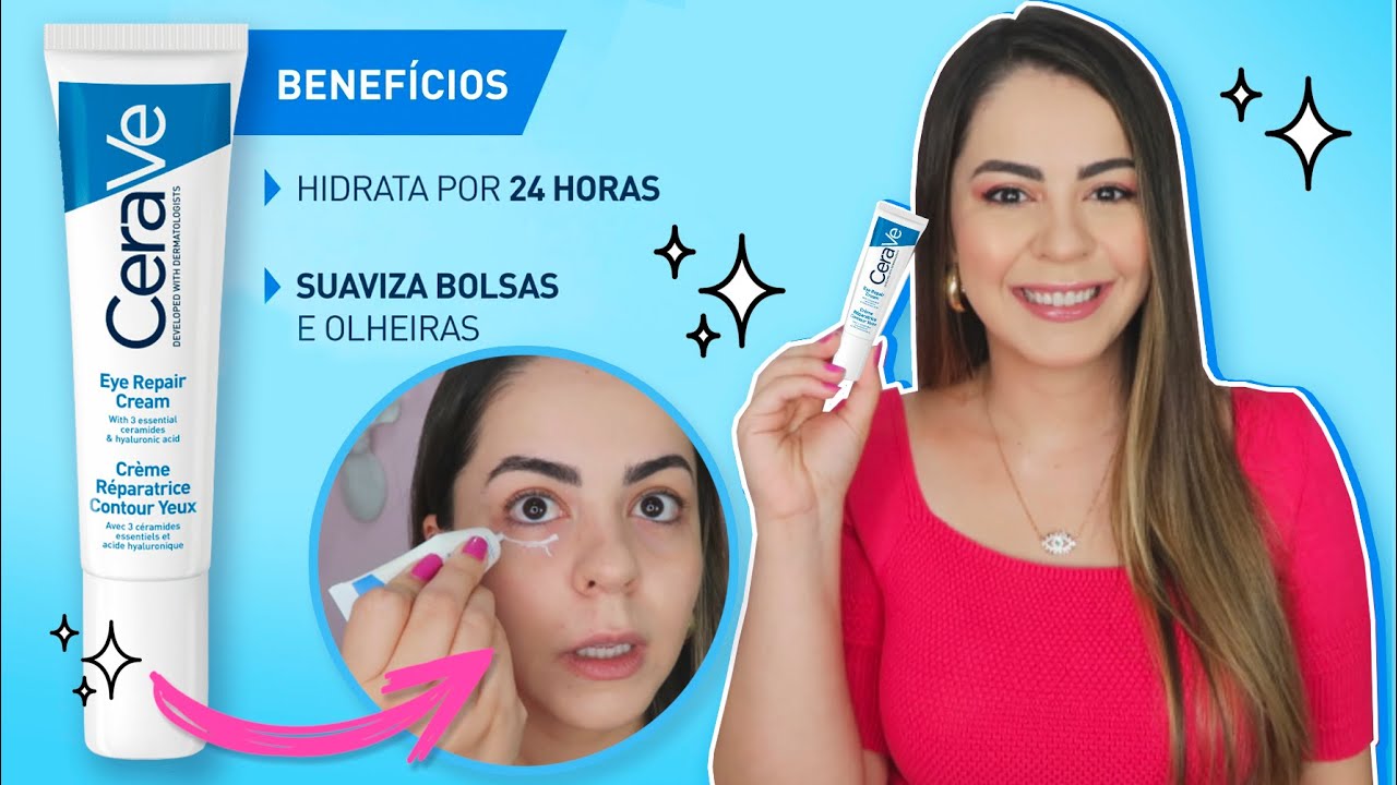 Creme Reparador para os Olhos da CeraVe | Carol Ramos - YouTube