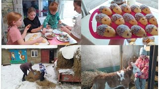 ТАКАЯ ПРОСТАЯ НЕПРОСТАЯ ДЕРЕВЕНСКАЯ ЖИЗНЬ...🤰🙈🐄🐓🌨️