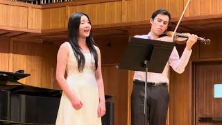 Soprano Bridget Lee ,violinist Michael Reeves and pianist Dr Smith -  “The Prayer”