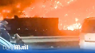 India: Fire breaks out at Delhi 'Ghazipur' landfill site by Daily Mail 6,076 views 2 days ago 56 seconds