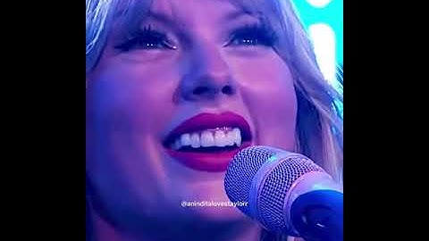 When Taylor Swift singing to Joe Alwyn