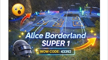 Alice Borderland SUPER 1 😍 | BGMI WOW Mode Parkour | WOW Code 43392 | #bgmi #wowmode 