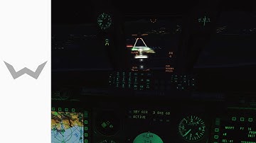 DCS World | A-10C | Mission Night Landing (Clear) and Shut Down