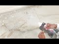How to clean paint marks from tile || how to remove paint from tile floor