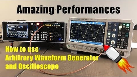 Hot to use Active Technologies AWG-4000 and Rohde & Schwarz RTM3000