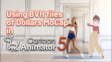Using BVH files of Dollars MoCap in Cartoon Animator 5