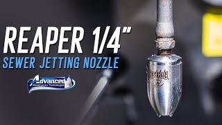 1/4' Reaper Sewer Jetting Nozzle